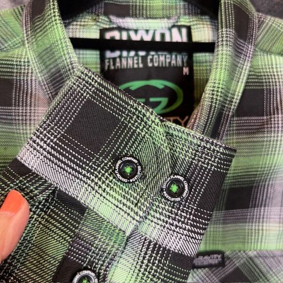 Dixxon Flannel Company Gravity Coffee Limited Edition Energy Pearl Snap Medium - Picture 4 of 14